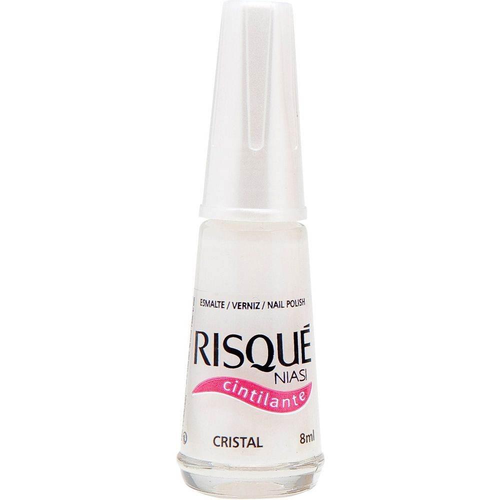 Esmalte Risque Cor Cristal Cintilante com 8ml - Drogaria Poupa Centro