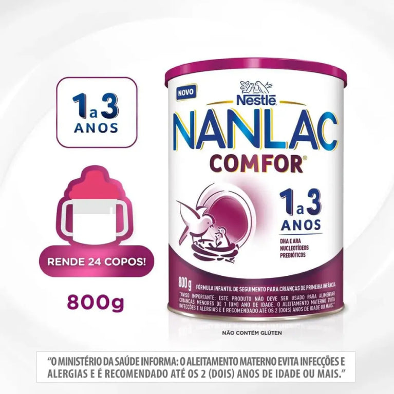 Leite Nanlac 1 A 3 Comfor 800G