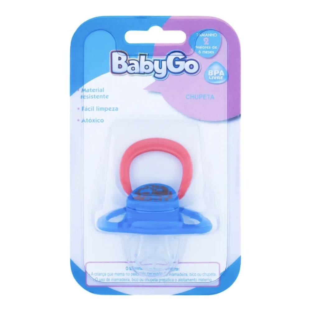 Chupeta Babygo Azul N2 - Drogaria Poupa Centro
