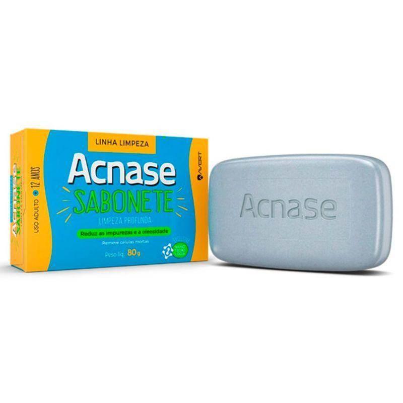 Sabonete de Limpeza Facial Acnase 80G - Drogaria Poupa Centro