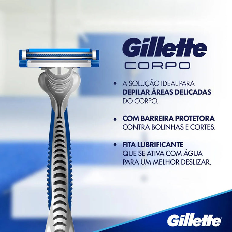 Aparelho de Depilação Gillette Corpo Descartável - Leve 4 Pague 3
