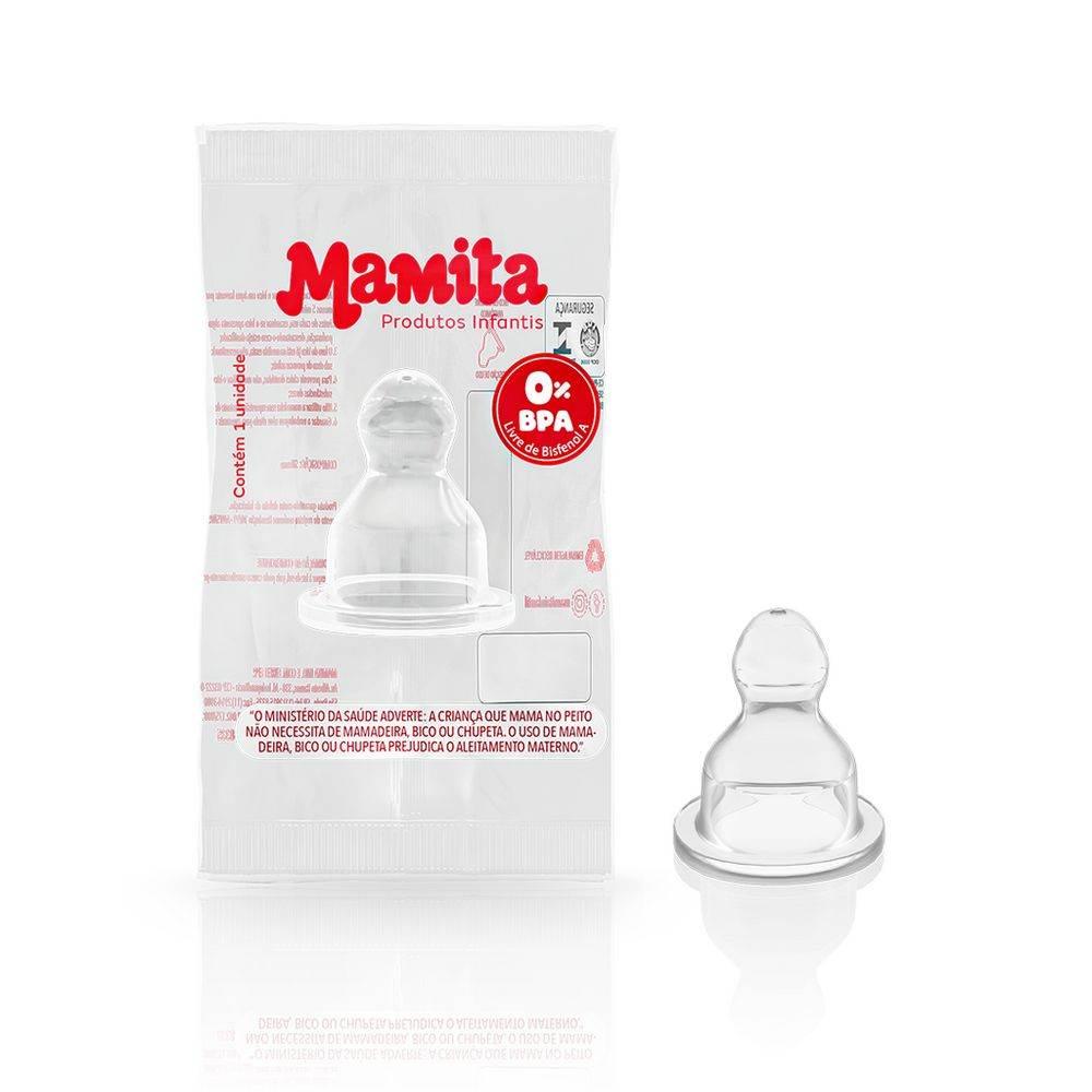 Bico De Mamadeira Silicone Ortodôntica Mamita - Drogaria Poupa Centro