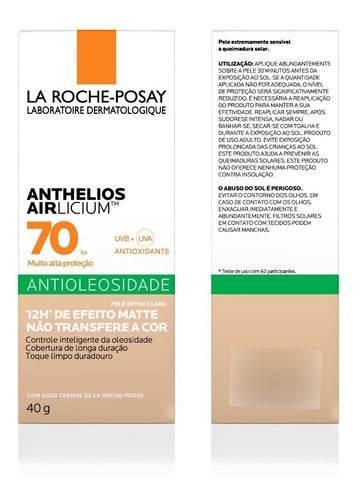Protetor Solar Antioleosidade Fps70 Cor Clara La Roche Posay - Drogaria Poupa Centro