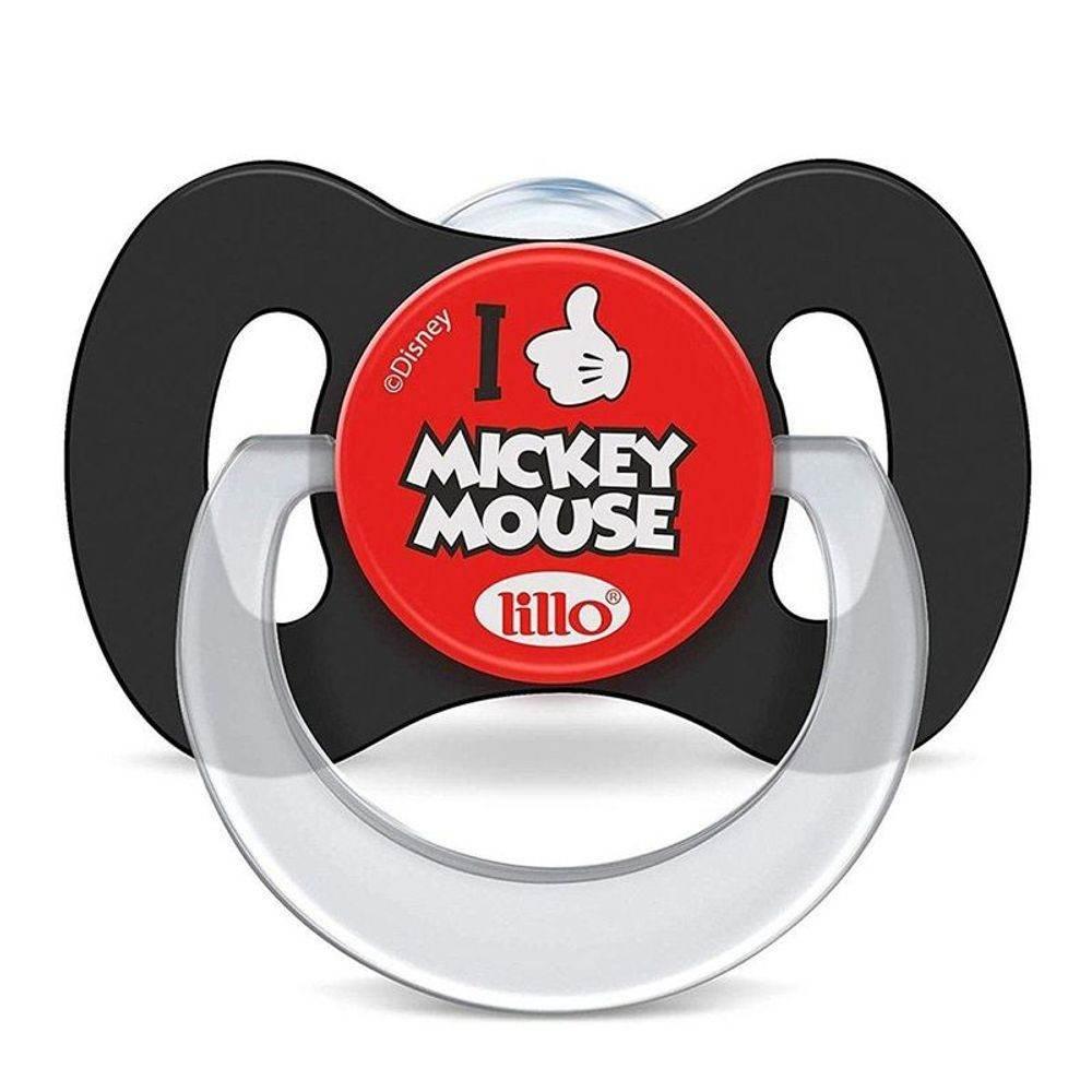 Chupeta Disney Silicone Tam1 Mickey Mouse Lillo - Drogaria Poupa Centro