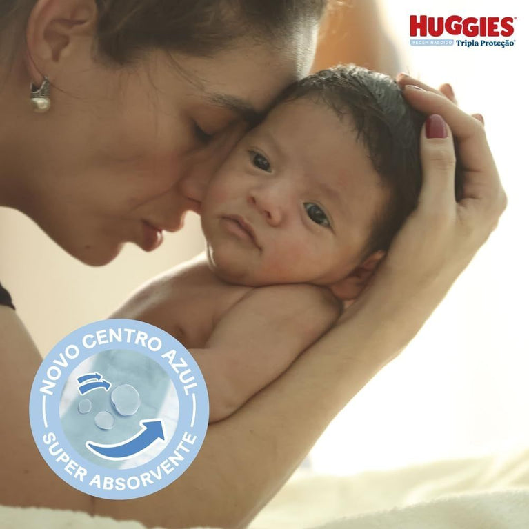 Huggies Fralda Tripla Proteção P 46 Un
