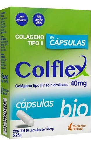 Colflex Bio Colágeno Tipo Ii Não Hidrolisado Com 30 Cápsulas - Drogaria Poupa Centro