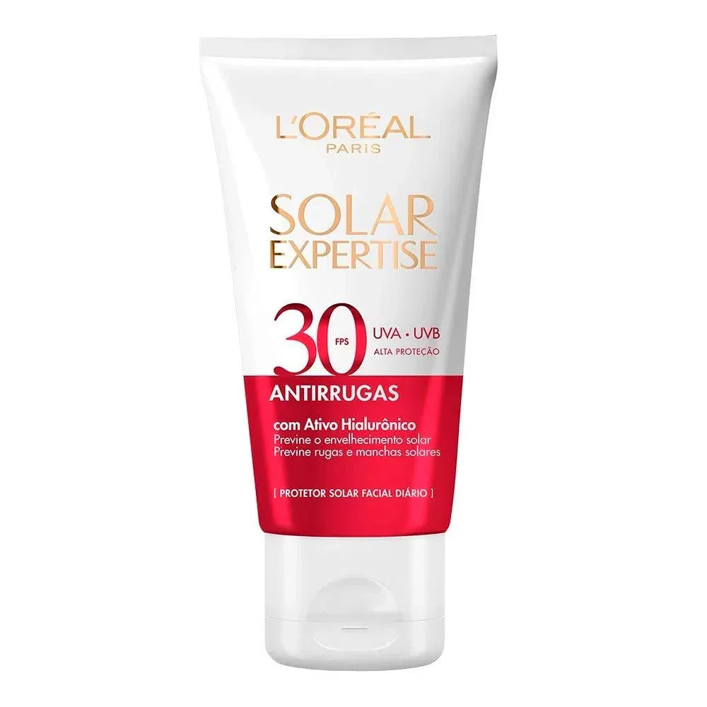 Protetor Solar Facial Anti-Rugas Sem Cor FPS30 - Loreal