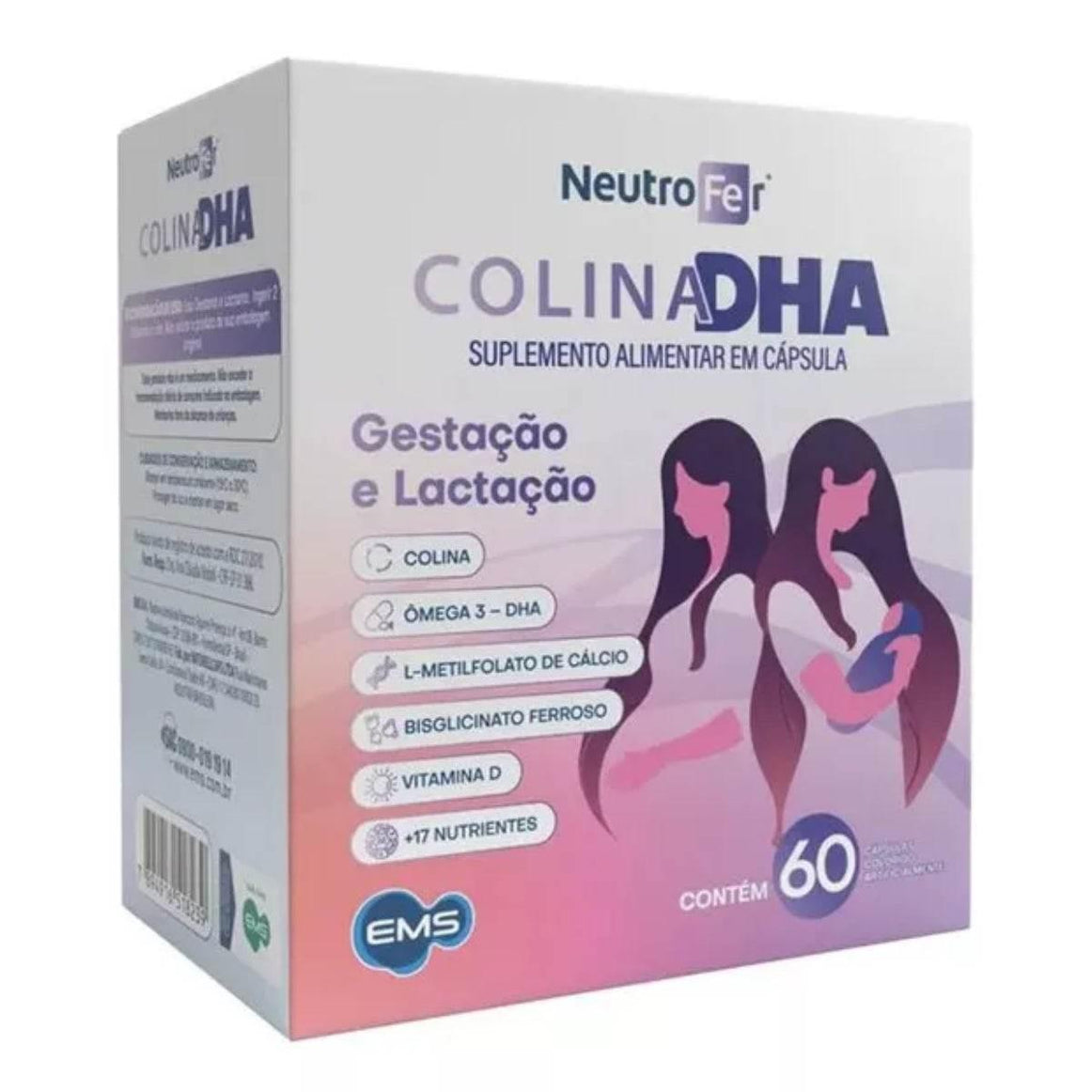Polivitamínico Neutrofer Colina DHA Gestantes 120 Cápsulas - Drogaria Poupa Centro