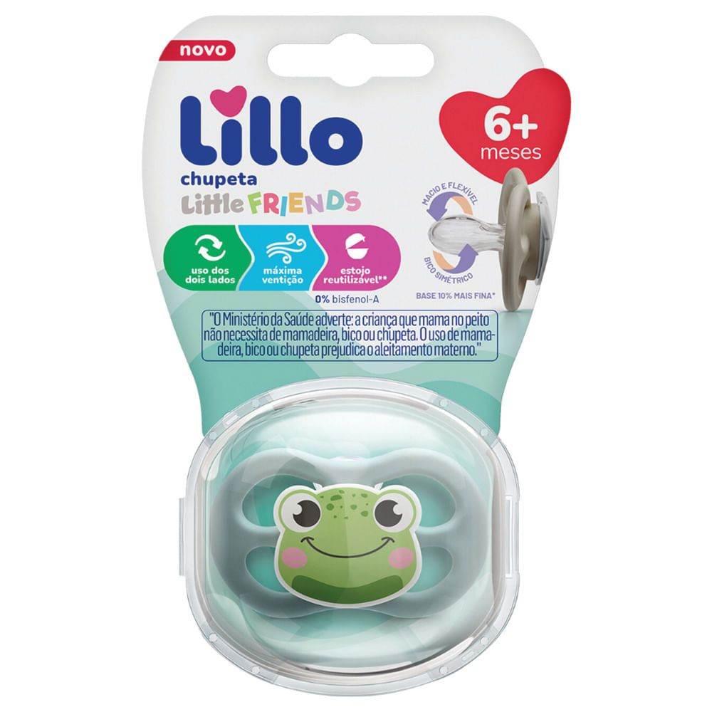 Chupeta Lillo Little Friends Silicone Tam2 - Drogaria Poupa Centro