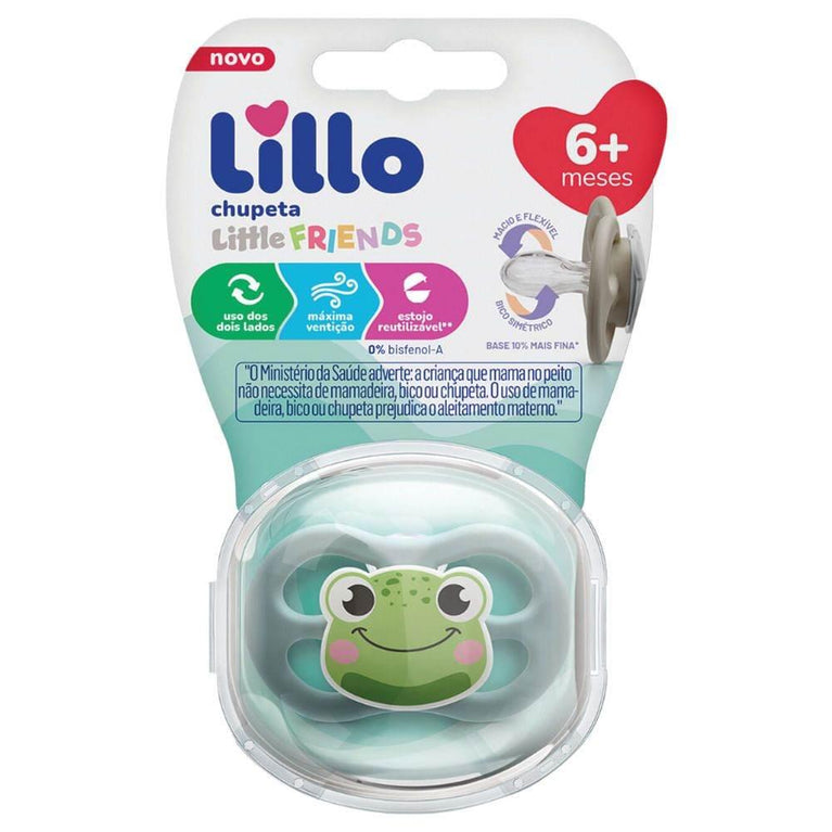 Chupeta Lillo Little Friends Silicone Tam2 - Drogaria Poupa Centro