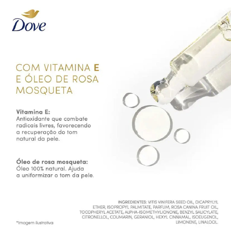 Óleo Sérum Corporal Dove Tom Uniforme Spray 150ml