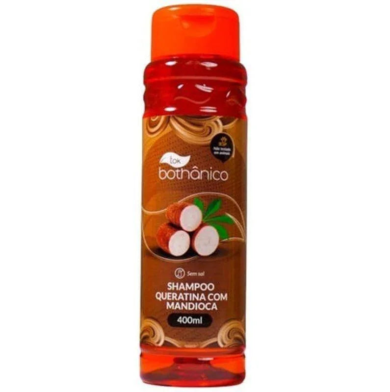 Shampoo e Condicionador Tokbothanico Queratina + Mandioca 400ml - Drogaria Poupa Centro