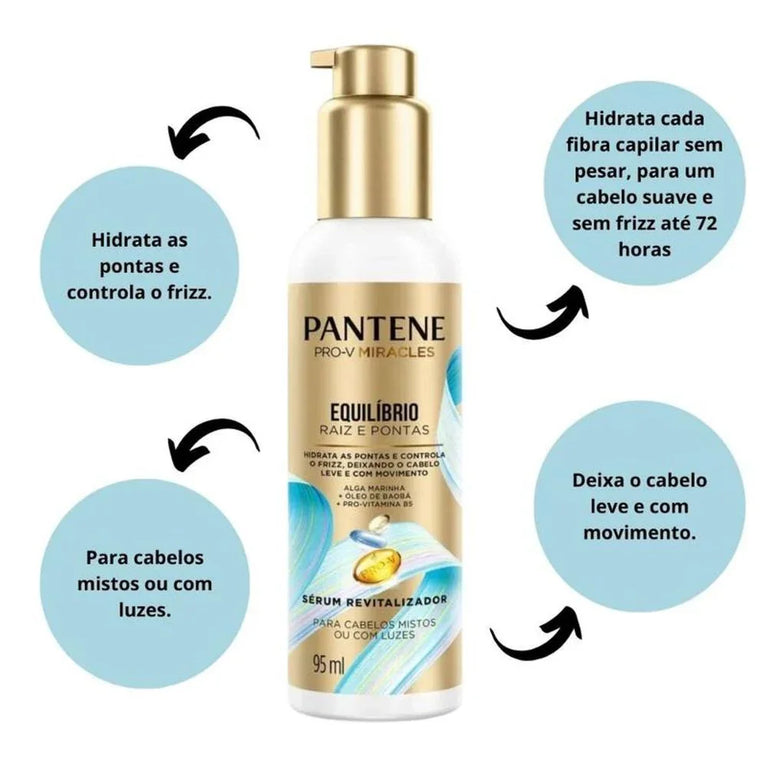 Sérum Capilar Revitalizador Pantene 95ml - Equilíbrio - Unilever