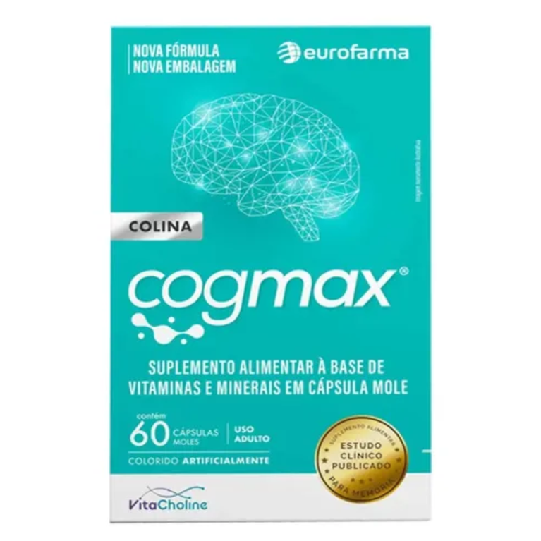 Cogmax 60 Cápsulas Suplemento para Saúde Cognitiva
