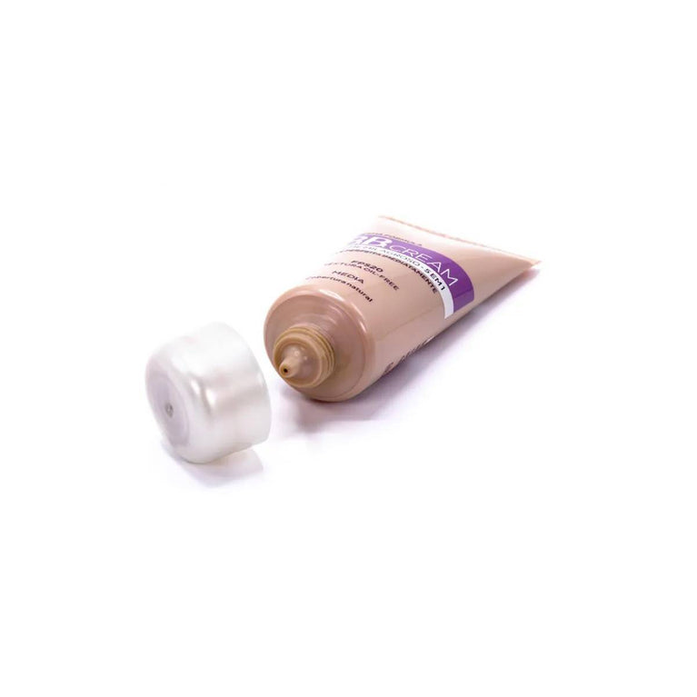 Base BB Cream L'Oréal Paris 5 em 1 Dermo Expertise Cor Média FPS 20 Cobertura Natural com FPS para Tom Médio 30ml