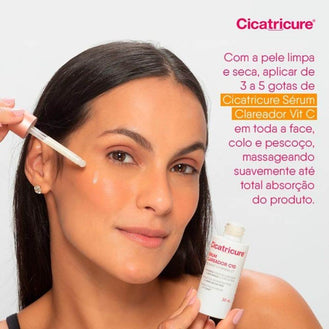 Sérum Facial Clareador Cicatricure Vit C com 30m - Drogaria Poupa Centro
