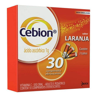 Cebion 1gr 30 Comprimidos Efervecente - Drogaria Poupa Centro