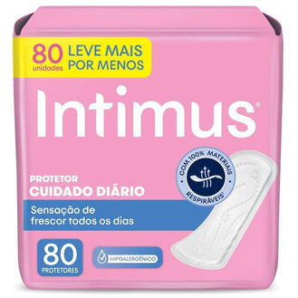 Protetor Diário Intimus Cuidado Diário Com 80 Unidades - Drogaria Poupa Centro