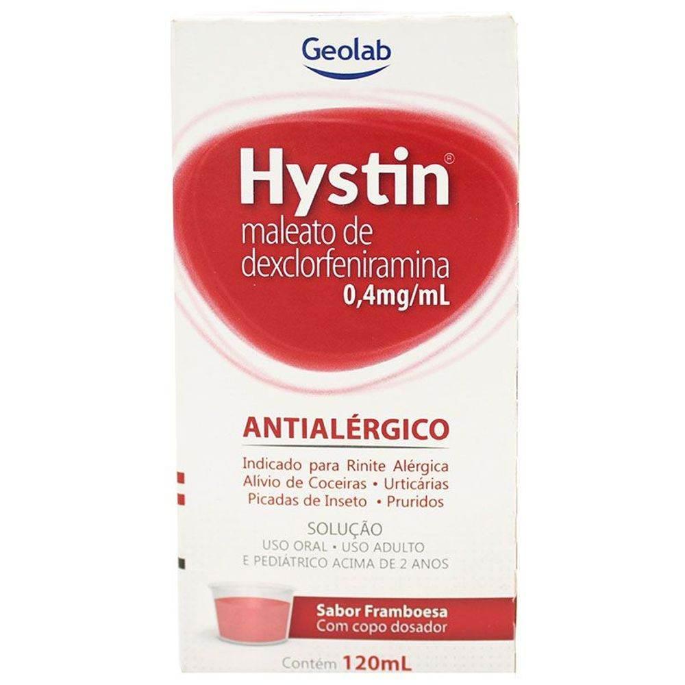 Hystin 2,0Mg/5Ml - 120Ml - Drogaria Poupa Centro