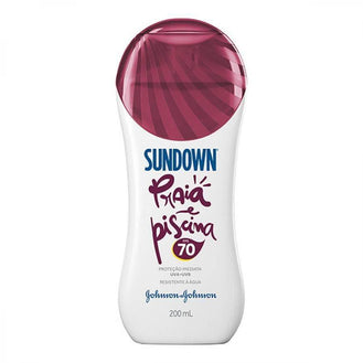 Protetor Solar Praia E Piscina Sundown Fps70 Com 200ml - Drogaria Poupa Centro