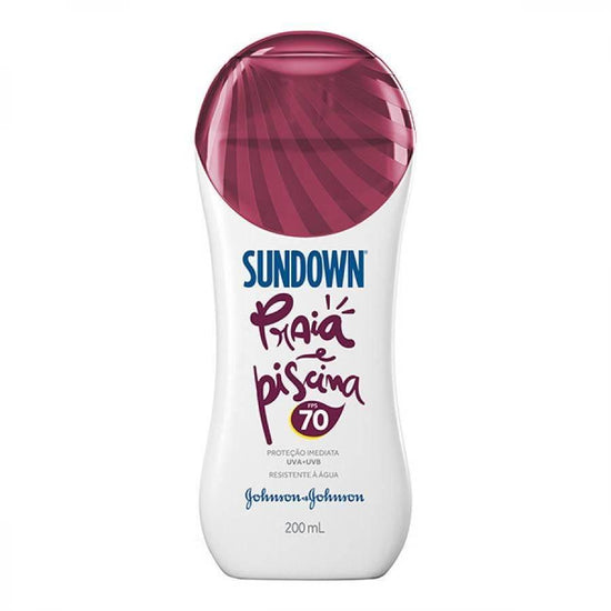 Protetor Solar Praia E Piscina Sundown Fps70 Com 200ml - Drogaria Poupa Centro