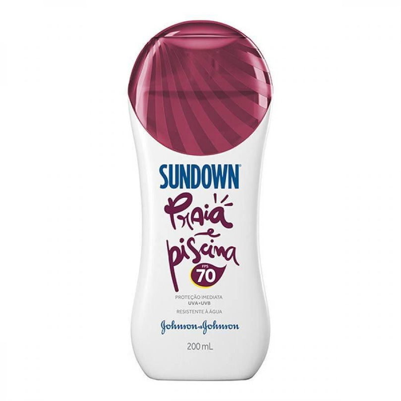 Protetor Solar Praia E Piscina Sundown Fps70 Com 200ml - Drogaria Poupa Centro