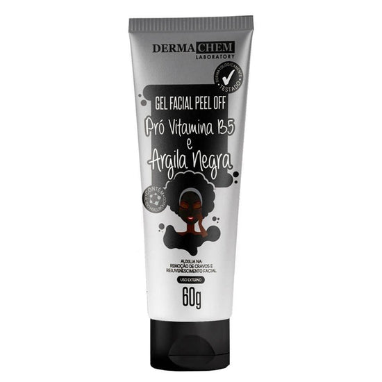 Gel Facial Peel Off Dermachem Pró Vitamina B5 e Argila Negra com 60g - Drogaria Poupa Centro