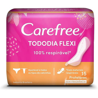 Protetor Diário Carefree Tododia Flexi Sem Perfume 15 Unidades - Drogaria Poupa Centro