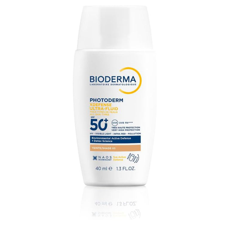 Protetor Solar Facial Ultrafluido Photoderm XDefense FPS 60 Médio Cor 3 40ml