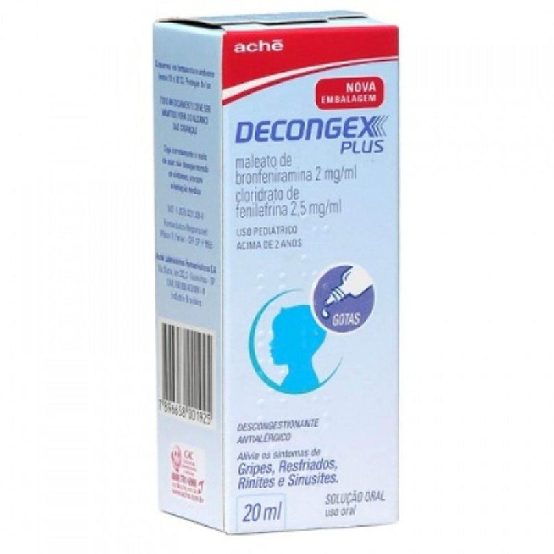 Decongex Plus 20Ml - Drogaria Poupa Centro