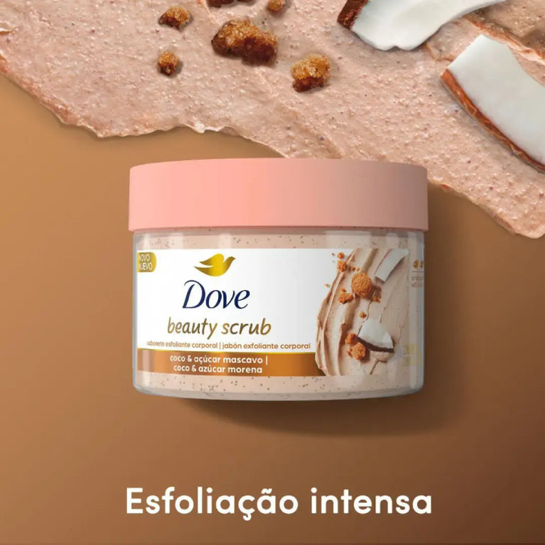 Sabonete Esfoliante Dove Beauty Scrub Coco e Açúcar Mascavo 280g