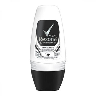 Desodorante Roll On Rexona Masculino Invisible com 50ml - Drogaria Poupa Centro