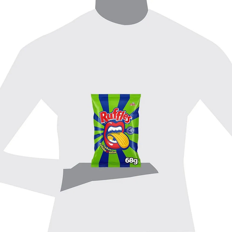 Batata Ruffles ELMA CHIPS Cebola e Salsa 68g