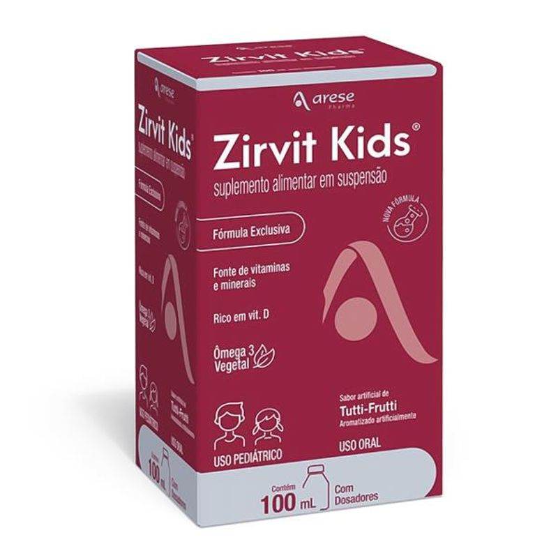 Zirvit Kids 100Ml - Drogaria Poupa Centro