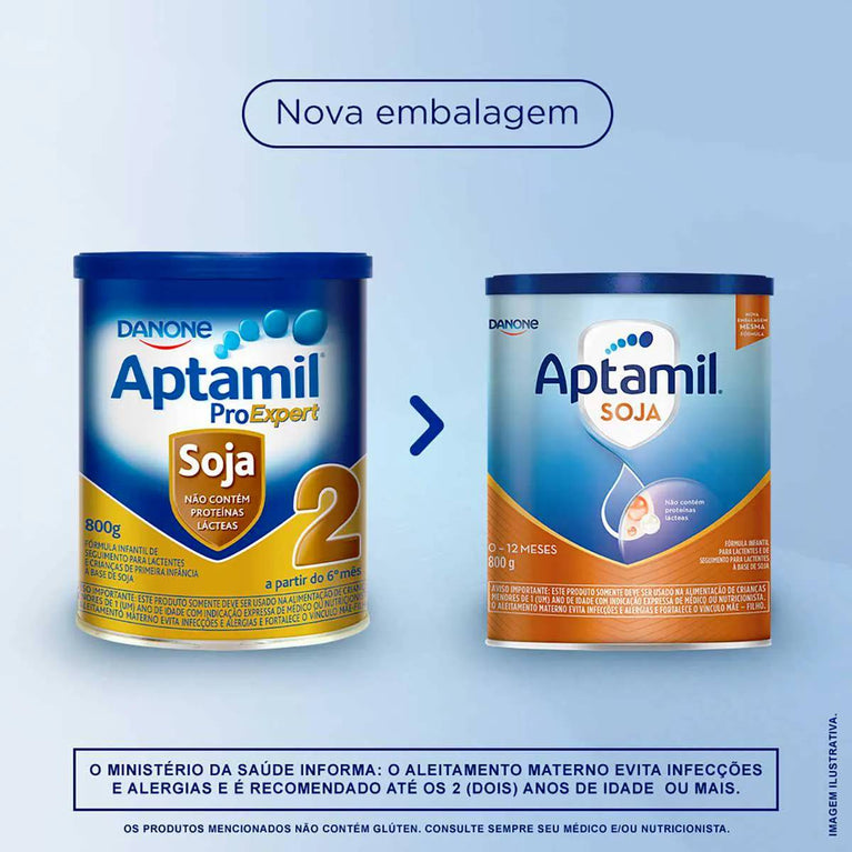 Fórmula Infantil Aptamil ProExpert Soja Danone 800g