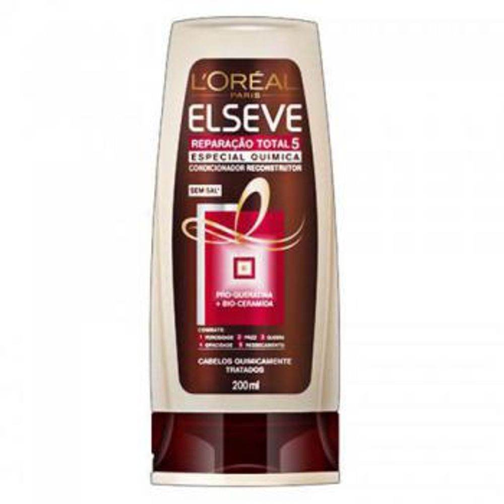 Condicionador Elseve 200ml Reparação Total 5 Química - Drogaria Poupa Centro
