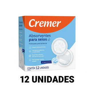 Absorvente para Seios Cremer 12 Unidades Gel Superabsorvente