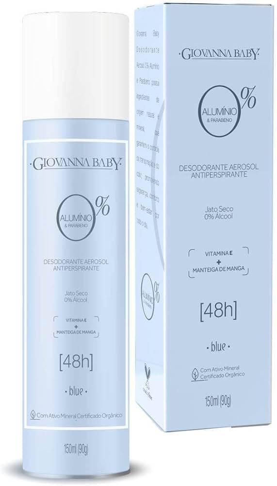 Desodorante Aerosol Giovanna Baby 0% Alumínio Blue - Drogaria Poupa Centro