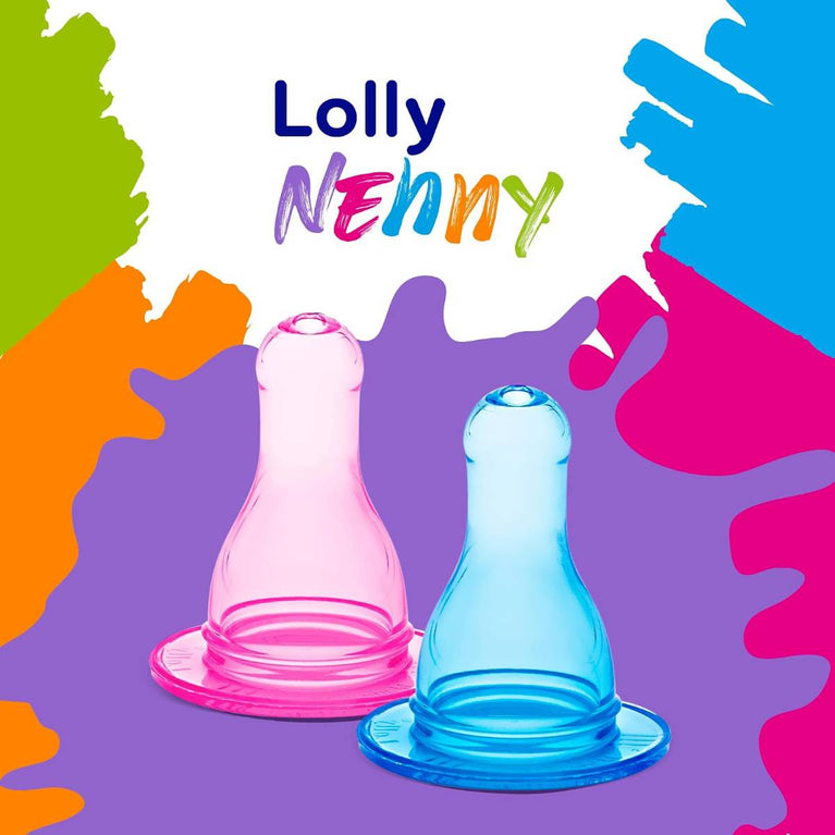 Lolly Bico De Mamadeira Silicone R Rosa