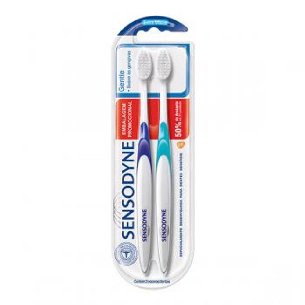 Escova Dental Sensodyne Gentle Ext. Macia L2P1 - Drogaria Poupa Centro