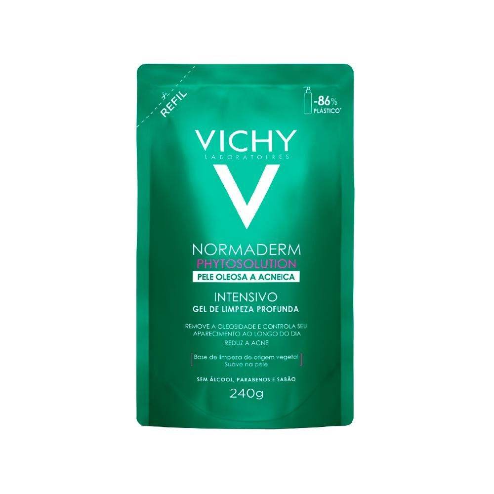 Refil Gel de Limpeza Profunda Vichy Normaderm Phytosolution - 240g - Drogaria Poupa Centro