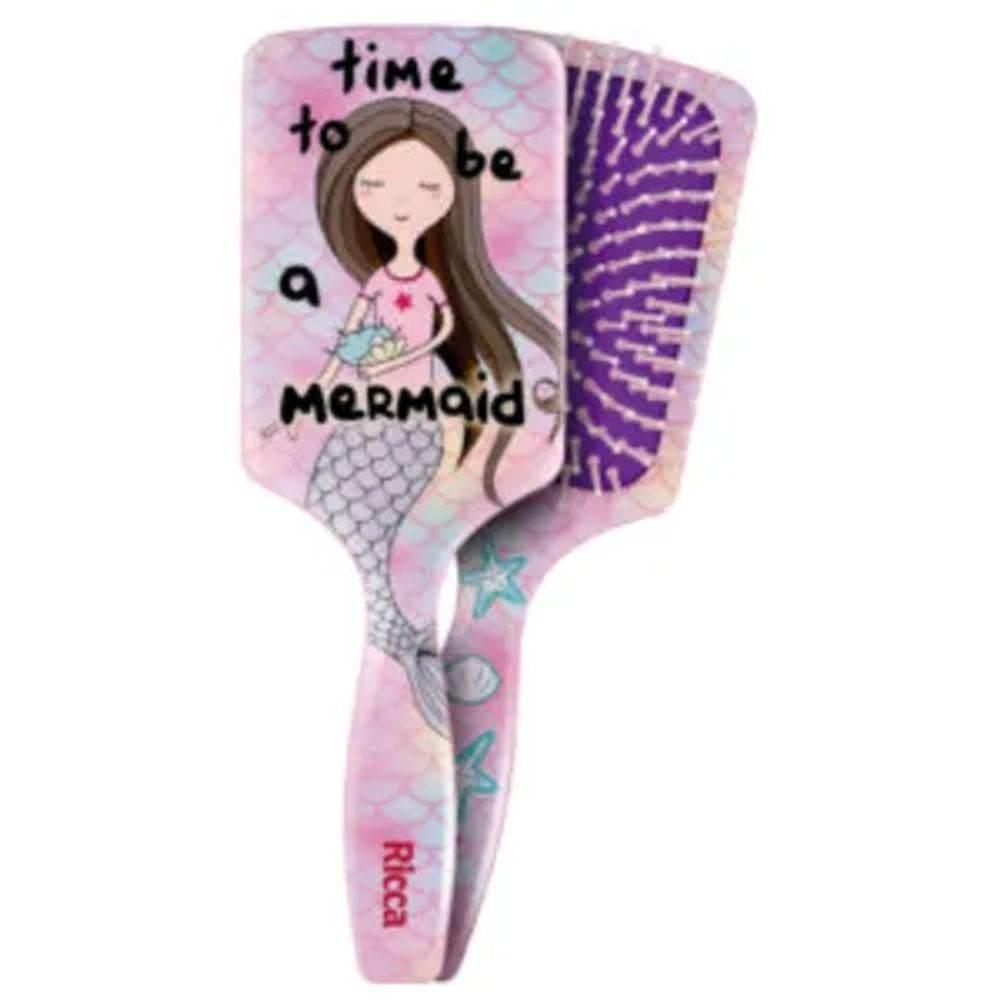 Escova de Cabelo Mermaid Ricca - Drogaria Poupa Centro