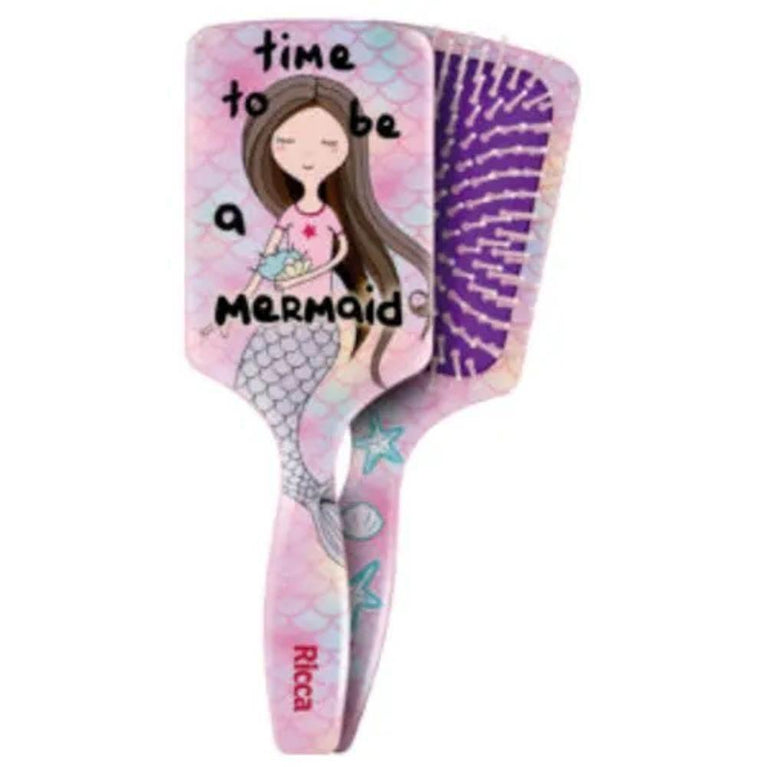 Escova de Cabelo Mermaid Ricca - Drogaria Poupa Centro