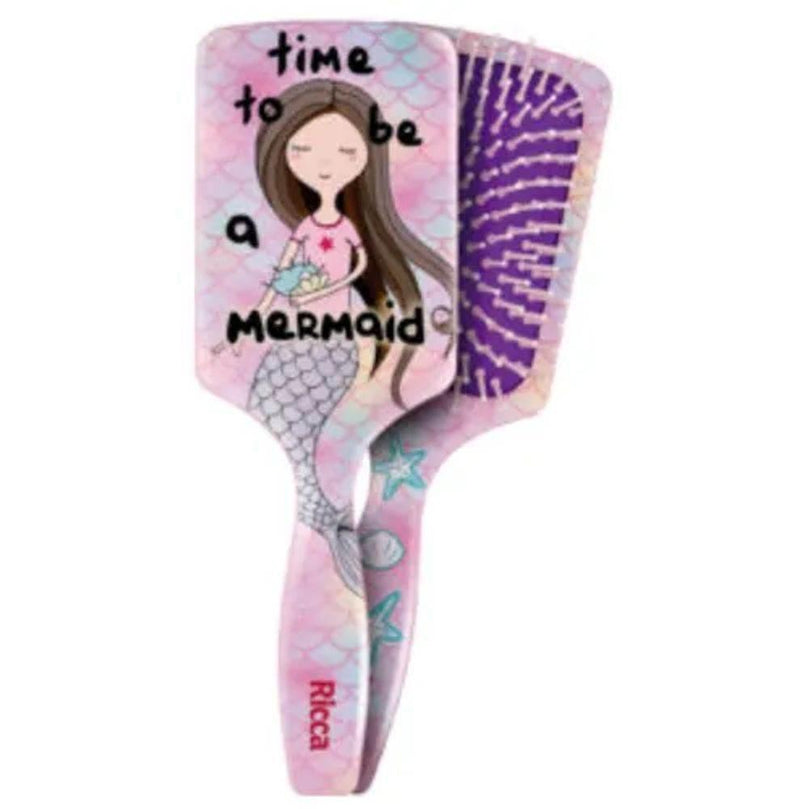 Escova de Cabelo Mermaid Ricca - Drogaria Poupa Centro