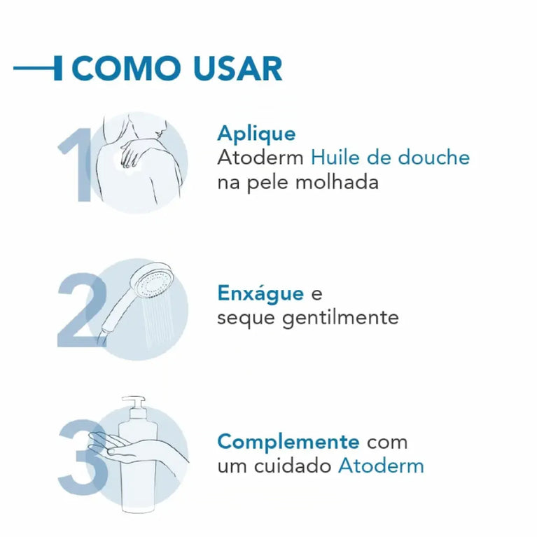 Óleo de Banho Hidratante Bioderma Atoderm com 1L