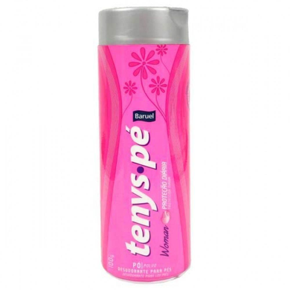 Desodorante para Pés Tenys Pé Woman talco 1 unidade com 100g - Drogaria Poupa Centro