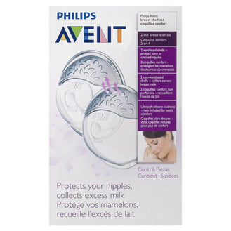 Conchas Protetoras para Seios Philips Avent - 2 Unidades - Drogaria Poupa Centro