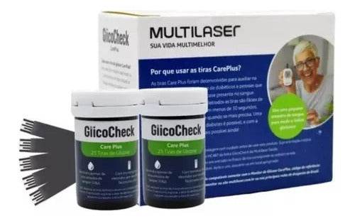 Tiras Para Medidor De Glicemia Glicocheck 50un - Hc489 Multi - Drogaria Poupa Centro