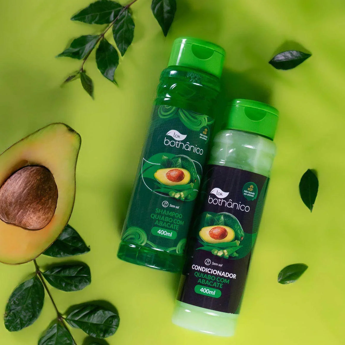 Shampoo Quiabo C/ Abacate 400Ml Tokbotanico - Drogaria Poupa Centro