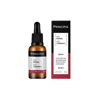 Sérum Facial Anti-Idade Retinol 0,3% + Vitamina E - Principia Skincare Rn-0,3